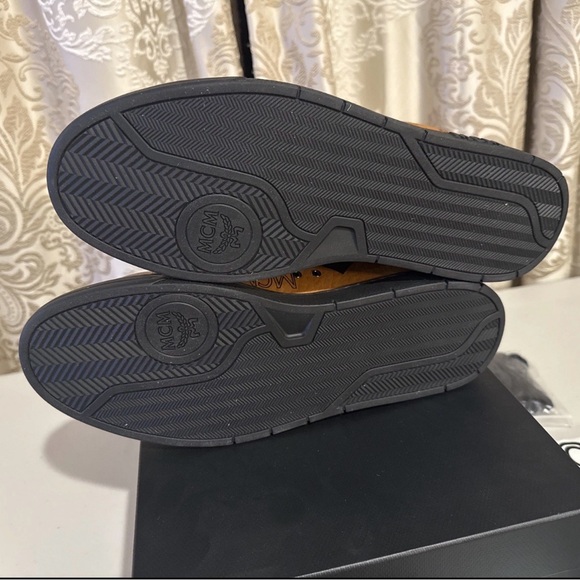 MCM Derby Jumbo Terrain Lo Sneakers Maxi Visetos Men’s Size 43 (10US) NEW NIB - Picture 9 of 13